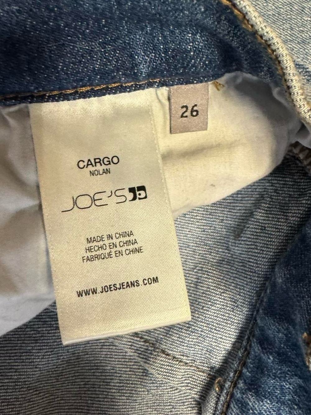 KanCan Light Blue Wide-Leg Cargo Jeans - Picture 5 of 5